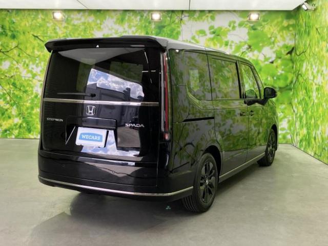 ステップワゴン スパーダ　保証書／純正　１１インチ　ナビ／フリップダウンモニター　純正　１５．６インチ／ホンダセンシング／両側電動スライドドア／シートヒーター　前席／車線逸脱防止支援システム／シート　ハーフレザー　バックカメラ（3枚目）