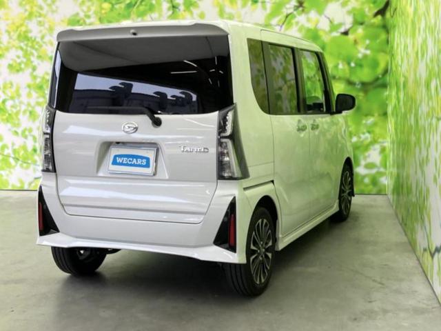 タント カスタムＲＳ　新品タイヤ／保証書／純正　１０インチ　ＳＤナビ／衝突安全装置／シートヒーター　前席／全方位モニター／車線逸脱防止支援システム／シート　ハーフレザー／ドライブレコーダー　純正／ヘッドランプ　ＬＥＤ（3枚目）