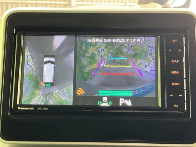 フレアワゴン ハイブリッドＸＳ　新品タイヤ／社外　ＳＤナビ／デュアルカメラブレーキサポート（スズキ）／両側電動スライドドア／シートヒーター　運転席／全方位モニター／車線逸脱防止支援システム／ヘッドランプ　ＬＥＤ　全周囲カメラ（12枚目）