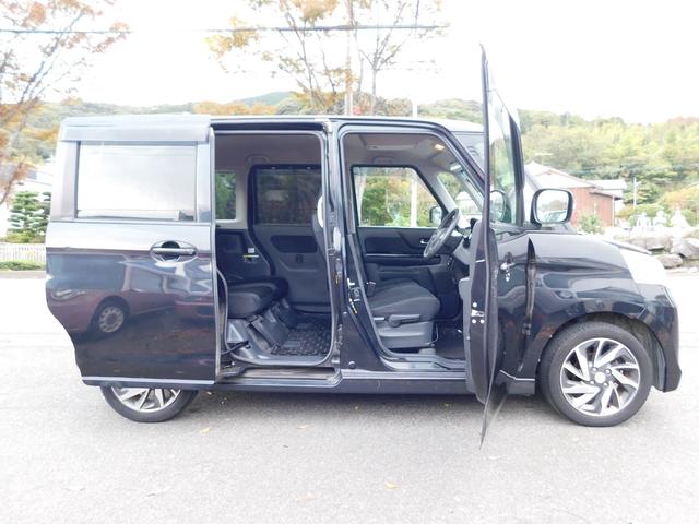 スペーシアカスタム TS 両側電動スライドドア ブルートゥス フルセグテレビナビ スマートキー2個 ロールブラインド ETC(43枚目)