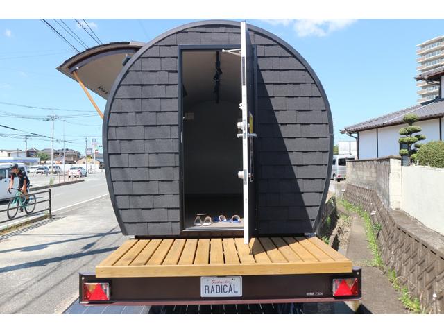 日本 コンテナフルトレーラー　移動販売　キッチンカー　キャンピングカー　トレーラーハウス　移動式サウナ　用途色々　オーダーメイド　自由空間　好きな仕様　移動式事務所　一人空間（7枚目）
