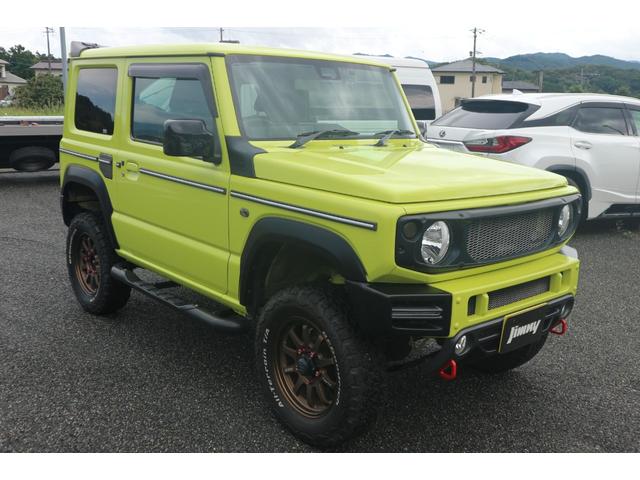 ジムニー ＸＬ　アルマージ３インチリフトアップ・レイズ１６インチホイール・２１５／７０－１６・ケンスタイル前後バンパー・モンスターグリル・社外テールランプ（シーケンシャル）・フローティングナビ・フルセグ・ＢＴ（3枚目）