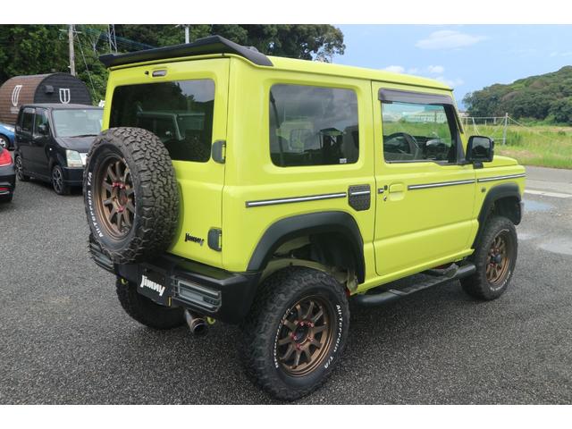 ジムニー ＸＬ　アルマージ３インチリフトアップ・レイズ１６インチホイール・２１５／７０－１６・ケンスタイル前後バンパー・モンスターグリル・社外テールランプ（シーケンシャル）・フローティングナビ・フルセグ・ＢＴ（5枚目）