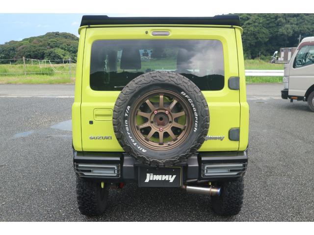 ジムニー ＸＬ　アルマージ３インチリフトアップ・レイズ１６インチホイール・２１５／７０－１６・ケンスタイル前後バンパー・モンスターグリル・社外テールランプ（シーケンシャル）・フローティングナビ・フルセグ・ＢＴ（6枚目）