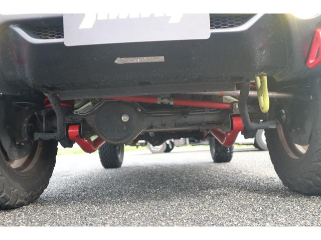 ジムニー ＸＬ　アルマージ３インチリフトアップ・レイズ１６インチホイール・２１５／７０－１６・ケンスタイル前後バンパー・モンスターグリル・社外テールランプ（シーケンシャル）・フローティングナビ・フルセグ・ＢＴ（41枚目）
