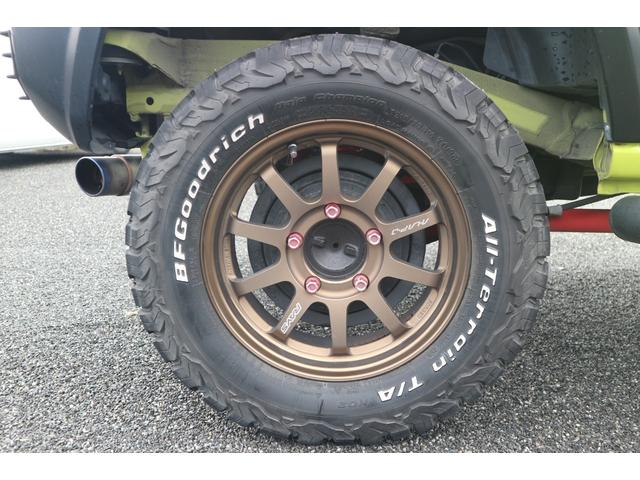 ジムニー ＸＬ　アルマージ３インチリフトアップ・レイズ１６インチホイール・２１５／７０－１６・ケンスタイル前後バンパー・モンスターグリル・社外テールランプ（シーケンシャル）・フローティングナビ・フルセグ・ＢＴ（46枚目）