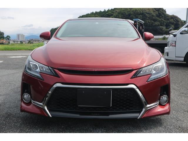 マークＸ ２５０Ｇ　Ｓパッケージ　Ｇ’ｓ　テイン車高調・社外３眼ヘッドライト・前後シーケンシャルウインカー・社外テール・マフラー・車検８年３月・ルーフカーボンラッピング・ローダウン・レッドキャリパー・（2枚目）
