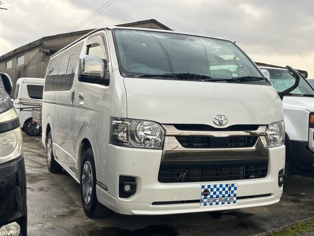 ハイエースバン スーパーＧＬ　ダークプライムＩＩ　ロングボディディーゼルターボ　デジタルインナーミラー　バックカメラ　ＥＴＣ　ドライブレコーダー　ディーゼル車　インテリジェントキー　衝突被害軽減システム　レーンアシスト（2枚目）
