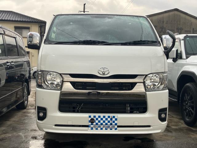 ハイエースバン スーパーＧＬ　ダークプライムＩＩ　ロングボディディーゼルターボ　デジタルインナーミラー　バックカメラ　ＥＴＣ　ドライブレコーダー　ディーゼル車　インテリジェントキー　衝突被害軽減システム　レーンアシスト（3枚目）