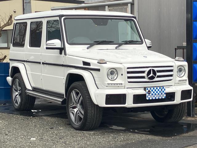 Gクラス G350d AMG20インチ AMGキャリパー サンルーフ スモーク ナビ TVキット バックモニター ETC ドラブレコーダー ティーゼル車バッテリー新品(3枚目)