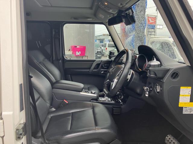 Gクラス G350d AMG20インチ AMGキャリパー サンルーフ スモーク ナビ TVキット バックモニター ETC ドラブレコーダー ティーゼル車バッテリー新品(23枚目)