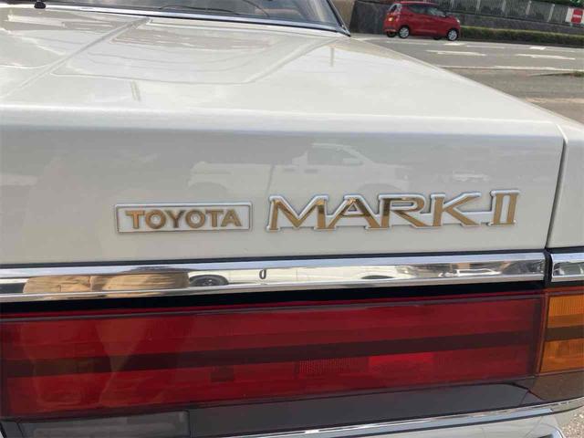 マークII 　グランデリミテッド　ツインカム２４　車高調　ナニワステンタコ足　オーバーフェンダー車幅公認　デジパネ　１４インチアルミホイール　５速ＭＴ　パワーシート（30枚目）