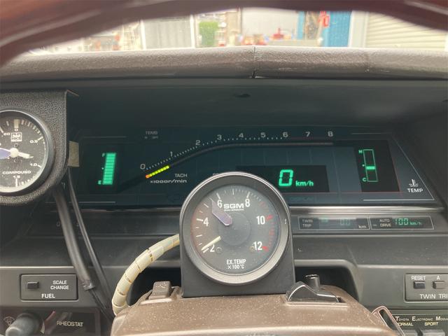 ソアラ ３．０ＧＴ　ＴＤ０５ツインターボ　車高調　インタークーラー　オイルクーラー　追加インジェクター　ブーストコントローラー　強化クラッチ　トラスト大川ソアラ仕様　ＥＴＣ　ＭＴ　ターボ　アルミホイール（47枚目）