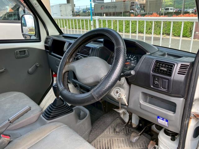 ミニキャブトラック Ｖタイプ　５速マニュアル車　エアコン　パワステ　ＦＭ／ＡＭラジオ　ヘッドライトレベライザー　３方開　積載量３５０ｋｇ（17枚目）