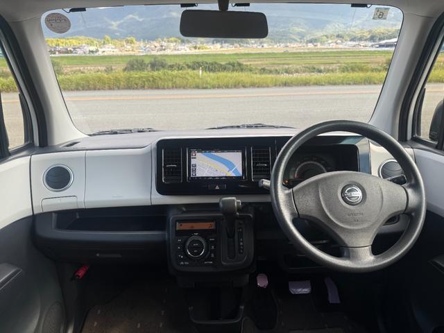 モコ Ｘ　ポリマーコート　内装クリーニング済み　禁煙車　プッシュスタート　社外ＳＤナビ　フルセグＴＶ　ＤＶＤ再生可　Ｂｌｕｅｔｏｏｔｈオーディオ　エンジンオイル　オイルエレメント　ブレーキフルード交換整備済み（3枚目）