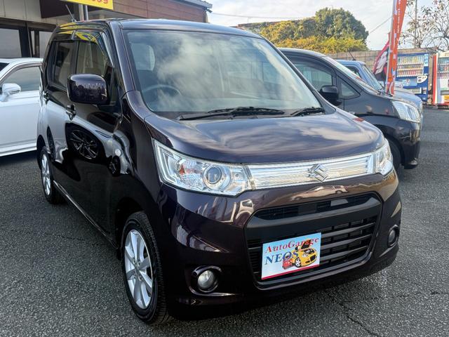 ワゴンRスティングレー X ポリマーコート 内装クリーニング済み プッシュスタート ETC 社外SDナビ フルセグTV DVD再生可 Bluetoothオーディオ エンジンオイル オイルエレメント ブレーキフルード交換整備済み(4枚目)