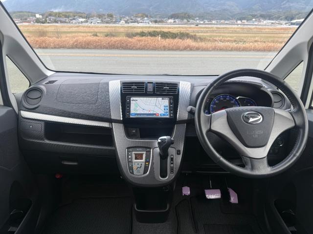 ムーヴ カスタム　Ｘリミテッド　ＳＡ　ポリマーコート　内装クリーニング済み　禁煙車　プッシュスタート　純正ナビ　ワンセグＴＶ　ＣＤ　バックカメラ　ＬＥＤヘッドライト　エンジンオイル　オイルエレメント　ブレーキフルード交換整備済み（3枚目）