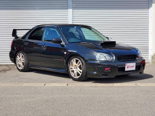 インプレッサ ＷＲＸ　ＳＴｉ　ＨＫＳ車高調　ブレンボキャリパー　大型リアウィング　ＨＩＤライト　ＥＴＣ（4枚目）