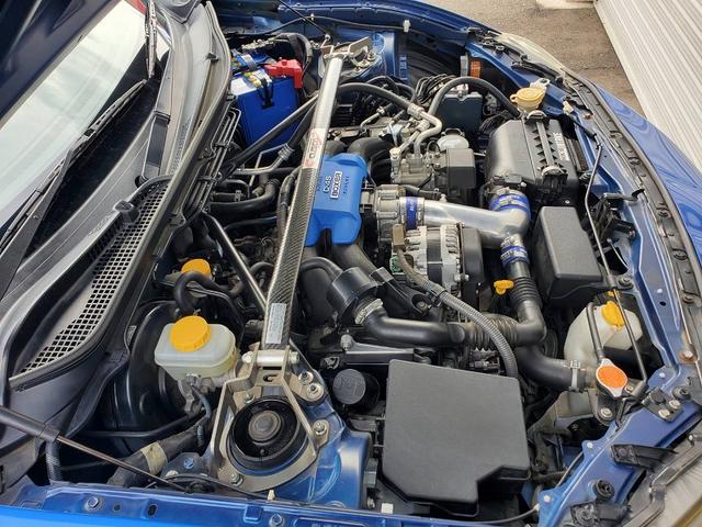 ＢＲＺ Ｓ　ＡＤＶＡＮ１８ＡＷ　ＨＫＳマフラー　Ｒマジックウィング　ＳＨＯＷＡ足回り　ＣＵＳＣＯタワーバー　ＢＬＩＴＺパイプ　ＳＴｉトレーリングリンク　エアロパーツ　バックカメラ　ワンオーナー　記録簿（37枚目）