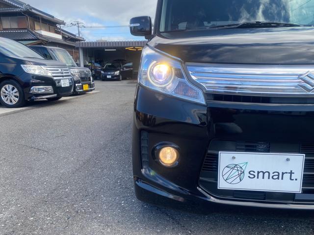 スペーシアカスタム XS 両側パワースライドドア SDナビ フルセグ Bluetooth DVD CD HIDヘッドライト フォグ スマートキー プッシュスタート 純正アルミ アイドリングストップ(28枚目)