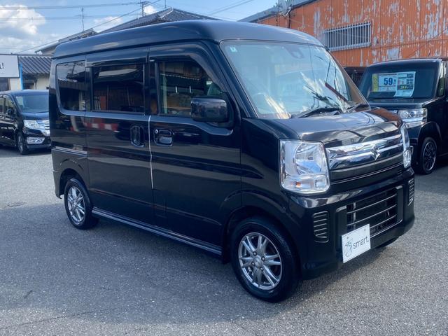 エブリイワゴン ＪＰターボ　ナビ／フルセグ／Ｂｌｕｅｔｏｏｔｈ／バックモニター／ＤＶＤ再生／ＥＴＣ／両側スライドドア／プッシュスタート／スマートキー／１３インチＡＷ／衝突被害軽減システム／盗難防止装置（5枚目）