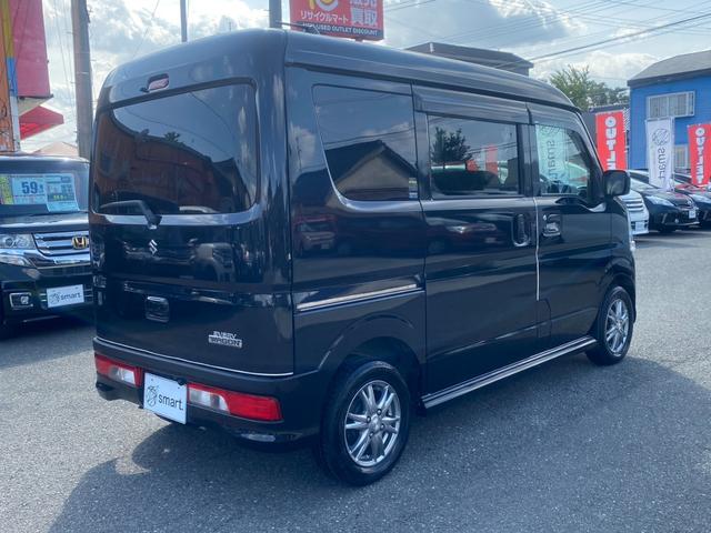 エブリイワゴン ＪＰターボ　ナビ／フルセグ／Ｂｌｕｅｔｏｏｔｈ／バックモニター／ＤＶＤ再生／ＥＴＣ／両側スライドドア／プッシュスタート／スマートキー／１３インチＡＷ／衝突被害軽減システム／盗難防止装置（10枚目）