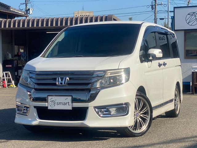 ステップワゴンスパーダ Z クールスピリット 両側パワースライドドア 9インチナビ フルセグ バックカメラ フリップダウンモニター 社外18インチアルミ HIDヘッドライト LEDフォグ スマートキー(2枚目)