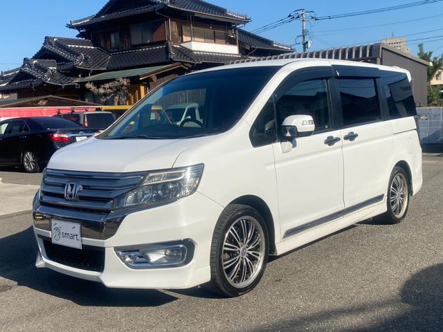 ステップワゴンスパーダ Z クールスピリット 両側パワースライドドア 9インチナビ フルセグ バックカメラ フリップダウンモニター 社外18インチアルミ HIDヘッドライト LEDフォグ スマートキー(3枚目)