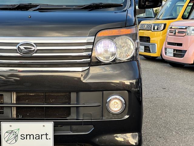 アトレーワゴン カスタムターボRS SDナビ フルセグ DVD再生 Bluetooth CD バックカメラ 前後ドラレコ HIDヘッドライト フォグ ベンチシート 純正アルミ キーレス(29枚目)