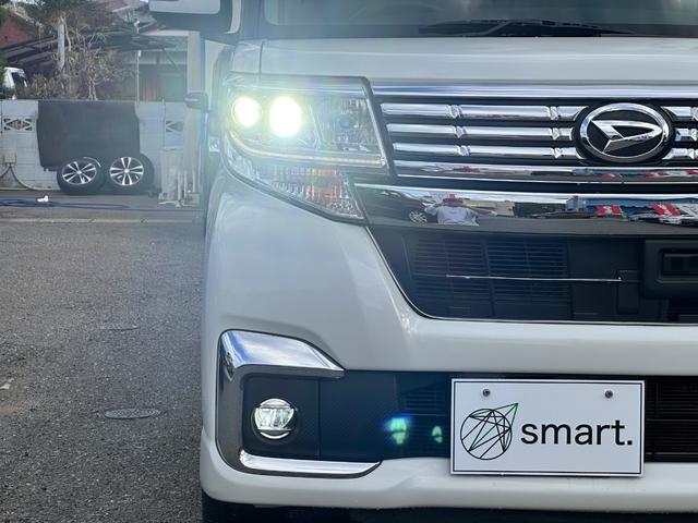 タント カスタムX SAII パワースライドドア SDナビ フルセグ Bluetooth DVD再生 CD バックカメラ ETC LEDヘッドライト フォグ スマートキー2個 プッシュスタート 社外15インチアルミ(29枚目)