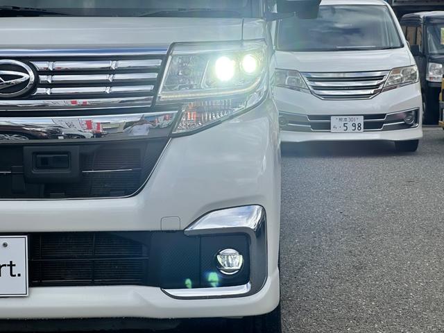 タント カスタムX SAII パワースライドドア SDナビ フルセグ Bluetooth DVD再生 CD バックカメラ ETC LEDヘッドライト フォグ スマートキー2個 プッシュスタート 社外15インチアルミ(30枚目)