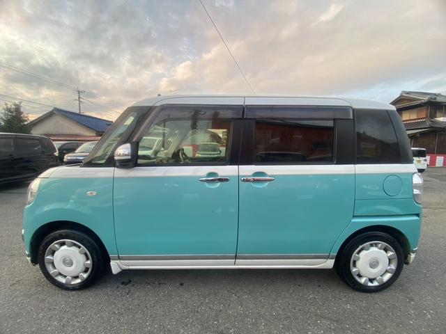 ムーヴキャンバス Ｇメイクアップ　ＳＡＩＩ　８インチ純正ナビ／フルセグ／ＤＶＤ再生／Ｂｌｕｅｔｏｏｔｈ／全方位モニター／両側電動スライドドア／ＬＥＤヘッドライト／フロントフォグランプ／プッシュスタート／アイドリングストップ／スマートキー（6枚目）