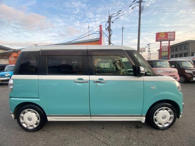 ムーヴキャンバス Ｇメイクアップ　ＳＡＩＩ　８インチ純正ナビ／フルセグ／ＤＶＤ再生／Ｂｌｕｅｔｏｏｔｈ／全方位モニター／両側電動スライドドア／ＬＥＤヘッドライト／フロントフォグランプ／プッシュスタート／アイドリングストップ／スマートキー（7枚目）