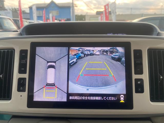 ムーヴキャンバス Ｇメイクアップ　ＳＡＩＩ　８インチ純正ナビ／フルセグ／ＤＶＤ再生／Ｂｌｕｅｔｏｏｔｈ／全方位モニター／両側電動スライドドア／ＬＥＤヘッドライト／フロントフォグランプ／プッシュスタート／アイドリングストップ／スマートキー（21枚目）