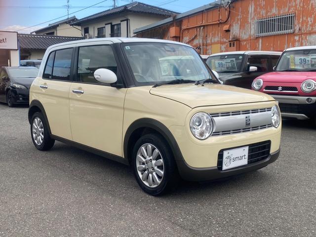 アルトラパン Ｘ　ディスプレイオーディオ／Ｂｌｕｅｔｏｏｔｈ／プッシュスタート／アイドリングストップ／スマートキー／シートヒーター／ＨＩＤヘッドライト／オートライト／純正ＡＷ／衝突被害軽減システム／衝突安全ボディー（5枚目）