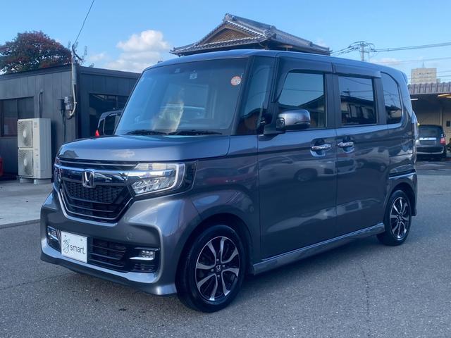Ｎ－ＢＯＸカスタム Ｇ・Ｌホンダセンシング　ナビ／フルセグ／Ｂｌｕｅｔｏｏｔｈ／ＤＶＤ再生／ＥＴＣ／両側スライドドア片側電動／プッシュスタート／スマートキー／オートライト／ＬＥＤヘッドライト／フロントフォグランプ／純正ＡＷ／衝突被害軽減システム（4枚目）