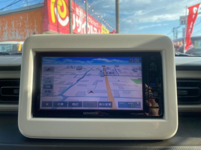 アルトラパン Ｌ　ナビ／フルセグ／バックモニター／ＤＶＤ再生／プッシュスタート／アイドリングストップ／スマートキー／ドラレコ前後／シートヒーター／社外ＨＩＤ／衝突被害軽減システム／衝突安全ボディー／盗難防止装置（21枚目）