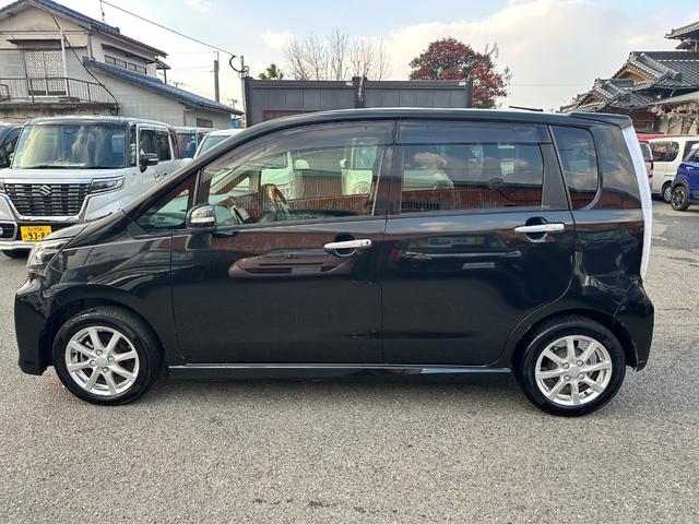 ムーヴ カスタム　Ｘ　ＤＶＤ再生　ＣＤ　ＨＩＤヘッドライト　フォグ　アイドリングストップ　プッシュスタート　スマートキー　純正アルミ　ウッド調パネル　ＭＯＭＯハンドル（6枚目）