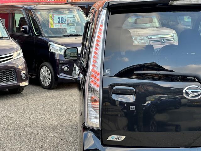 ムーヴ カスタム　Ｘ　ＤＶＤ再生　ＣＤ　ＨＩＤヘッドライト　フォグ　アイドリングストップ　プッシュスタート　スマートキー　純正アルミ　ウッド調パネル　ＭＯＭＯハンドル（28枚目）