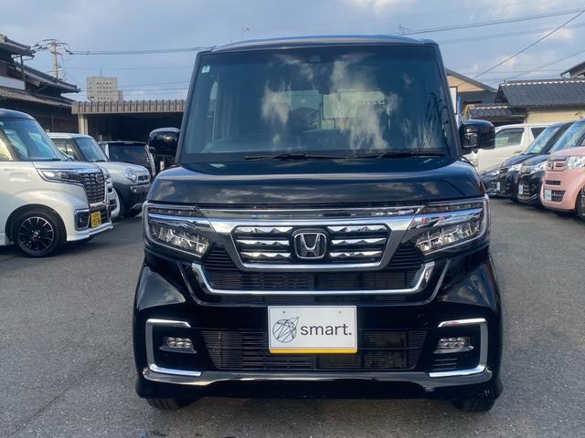 Ｎ－ＢＯＸカスタム Ｌ　８インチ純正ナビ／フルセグ／Ｂｌｕｅｔｏｏｔｈ／バックモニター／ＤＶＤ再生／前後ドラレコ／ＥＴＣ／プッシュスタート／アイドリングストップ／シートヒーター／ＬＥＤヘッドライト／フォグランプ／（2枚目）