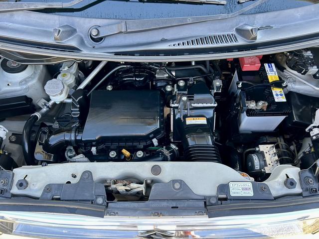 ワゴンＲスティングレー Ｔ　ＨＩＤヘッドライト　フォグ　アイドリングストップ　ウインカーミラー　電動ミラー　純正１５インチアルミホイール　プッシュスタート　スマートキー　プライバシーガラス　セキュリティアラーム　サイドバイザー（39枚目）