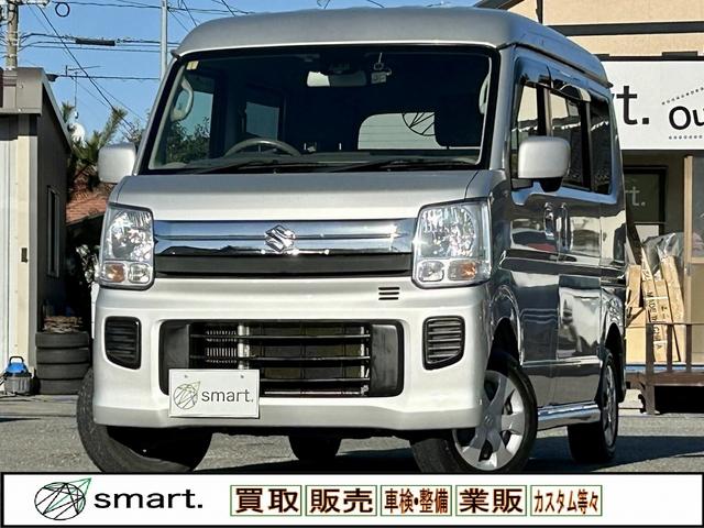 エブリイワゴン JPターボ ターボ ハイルーフ スライドドア レーダーブレーキサポート 1DINオーディオ ETC ドライブレコーダー 電動格納ミラー セキュリティアラーム サンバイザー リアワイパー(2枚目)