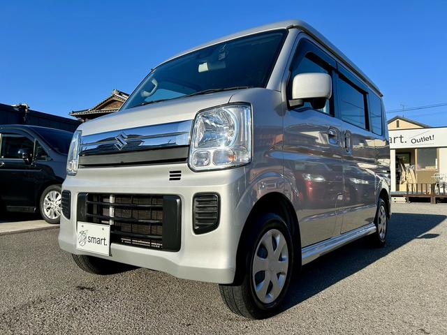 エブリイワゴン JPターボ ターボ ハイルーフ スライドドア レーダーブレーキサポート 1DINオーディオ ETC ドライブレコーダー 電動格納ミラー セキュリティアラーム サンバイザー リアワイパー(3枚目)