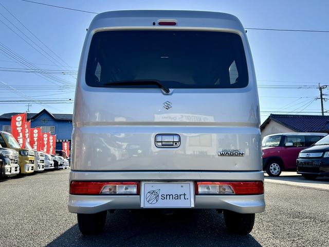 エブリイワゴン JPターボ ターボ ハイルーフ スライドドア レーダーブレーキサポート 1DINオーディオ ETC ドライブレコーダー 電動格納ミラー セキュリティアラーム サンバイザー リアワイパー(9枚目)