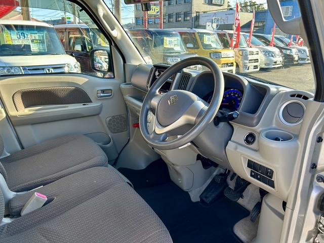 エブリイワゴン JPターボ ターボ ハイルーフ スライドドア レーダーブレーキサポート 1DINオーディオ ETC ドライブレコーダー 電動格納ミラー セキュリティアラーム サンバイザー リアワイパー(12枚目)