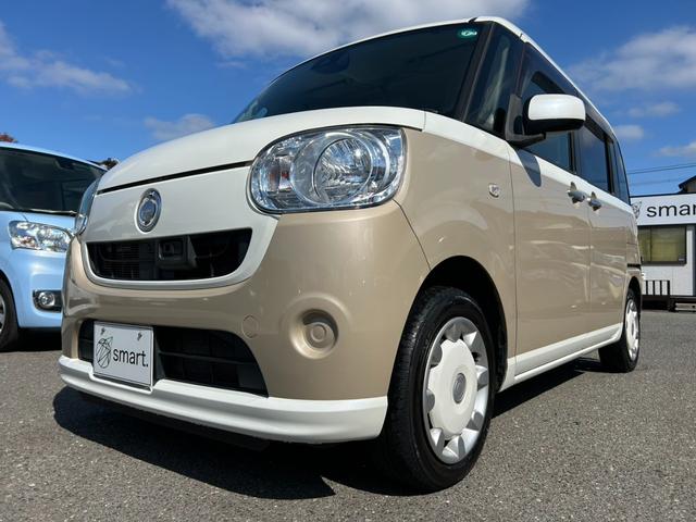 ムーヴキャンバス Ｘリミテッド　ＳＡＩＩ　ナビ／ワンセグ／Ｂｌｕｅｔｏｏｔｈ／ＤＶＤ再生／両側電動スライドドア／プッシュスタート／スマートキー／アイドリングストップ／オートライト／衝突被害軽減システム／盗難防止装置（3枚目）