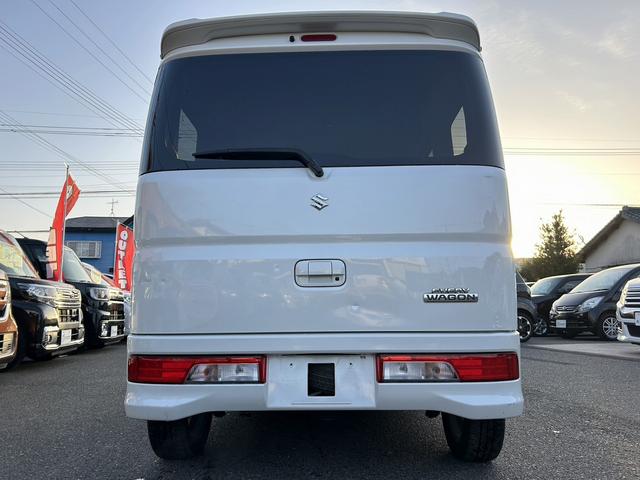 エブリイワゴン PZターボスペシャル 両側パワースライドドア オートステップ HIDヘッドライト フォグ スマートキー プッシュスタート 純正アルミ オートエアコン ウィンカーミラー 電動格納ミラー(8枚目)