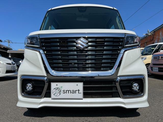 スペーシアカスタム ハイブリッドＧＳ　スズキセーフティーサポート／ナビ／フルセグ／全方位カメラ／ＤＶＤ再生／両側スライドドア片側電動／プッシュスタート／スマートキー／レーンキープアシスト／盗難防止装置／衝突被害軽減システム（4枚目）