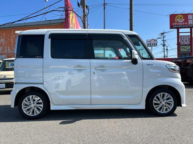 スペーシアカスタム ハイブリッドＧＳ　スズキセーフティーサポート／ナビ／フルセグ／全方位カメラ／ＤＶＤ再生／両側スライドドア片側電動／プッシュスタート／スマートキー／レーンキープアシスト／盗難防止装置／衝突被害軽減システム（7枚目）