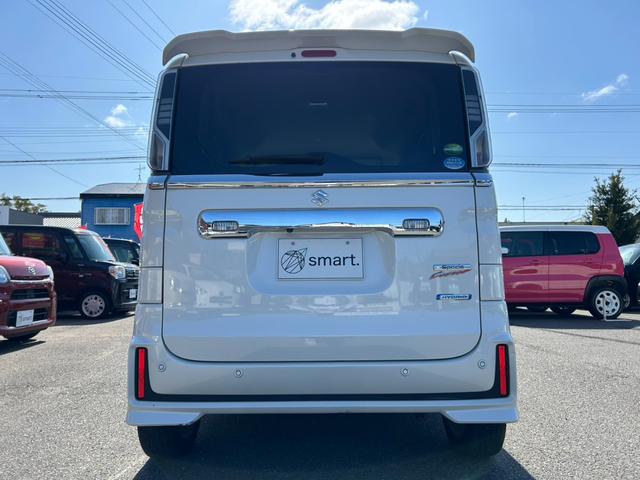 スペーシアカスタム ハイブリッドＧＳ　スズキセーフティーサポート／ナビ／フルセグ／全方位カメラ／ＤＶＤ再生／両側スライドドア片側電動／プッシュスタート／スマートキー／レーンキープアシスト／盗難防止装置／衝突被害軽減システム（9枚目）